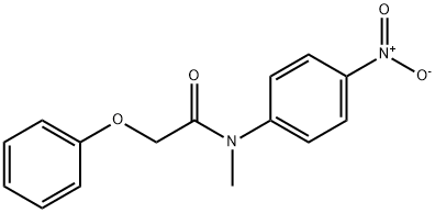 Acetamide,N-methyl-N-(4-nitrophenyl)-2-phenoxy- Structure