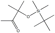 2-Butanone, 3-[[(1,1-dimethylethyl)dimethylsilyl]oxy]-3-methyl- Struktur