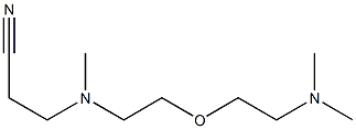 Propanenitrile, 3-[[2-[2-(dimethylamino)ethoxy]ethyl]methylamino]- 结构式