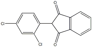 2-(2,4-dichlorophenyl)indene-1,3-dione Structure
