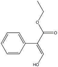 ETHYL 3-HYDROXY-2-PHENYLACRYLATE,19242-50-3,结构式