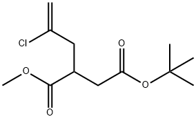 4-Tert-Butyl 1-Methyl 2-(2-Chloroallyl)Succinate Structure