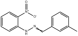 1-(3-methylbenzylidene)-2-(2-nitrophenyl)hydrazine Structure