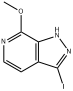 3-Iodo-7-methoxy-1H-pyrazolo[3,4-c]pyridine,1936106-80-7,结构式