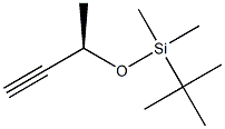 Silane, (1,1-dimethylethyl)dimethyl[[(1R)-1-methyl-2-propynyl]oxy]- Struktur