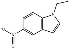 1H-Indole, 1-ethyl-5-nitro- Struktur