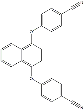 Benzonitrile, 4,4'-[1,4-naphthalenediylbis(oxy)]bis- 结构式