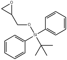 2-(tert-ブチルジフェニルシロキシメチル)オキシラン 化学構造式
