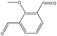 2-甲氧基苯-1,3-二甲醛,1951-37-7,结构式