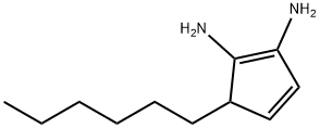 5-Hexylcyclopenta-1,3-diene-1,2-diamine Struktur