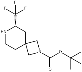 tert-butyl (S)-6-(trifluoromethyl)-2,7-diazaspiro[3.5]nonane-2-carboxylate|NULL
