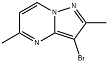 3-bromo-2,5-dimethylpyrazolo[1,5-a]pyrimidine Structure