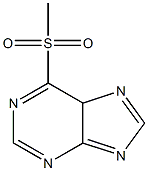 6-methylsulfonyl-5H-purine 化学構造式