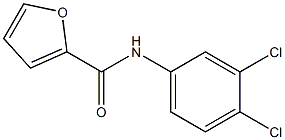 N-(3,4-dichlorophenyl)furan-2-carboxamide 化学構造式