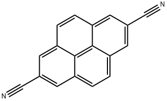 2,7-Pyrenedicarbonitrile Struktur
