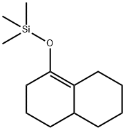 Silane, trimethyl[(2,3,4,4a,5,6,7,8-octahydro-1-naphthalenyl)oxy]- Structure