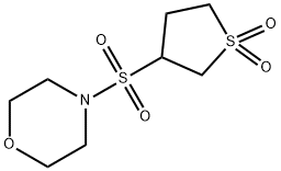 3-(morpholinosulfonyl)tetrahydrothiophene 1,1-dioxide Struktur