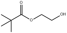 2-hydroxyethyl 2,2-dimethylpropanoate 结构式