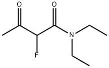 N,N-DIETHYL 2-FLUORO-3-OXO-BUTYRAMIDE Structure