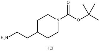 4-(2-Aminoethyl)-1-BOC-piperidine HCl Structure