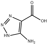 1H-1,2,3-Triazole-4-carboxylicacid, 5-amino- Struktur