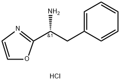 (R)-1-(Oxazol-2-yl)-2-phenylethanamine hydrochloride Structure