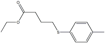 Ethyl 4-(4-methylphenyl)sulfanylbutanoate Structure
