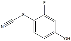 Thiocyanic acid, 2-fluoro-4-hydroxyphenyl ester|