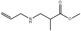 メチル2-メチル-3-[(プロプ-2-エン-1-イル)アミノ]プロパン酸 化学構造式