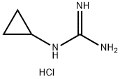 N-cyclopropylguanidine hydrochloride Structure