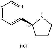 (S)-2-(PYRROLIDIN-2-YL)PYRIDINE DIHYDROCHLORIDE 化学構造式