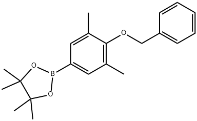 4-Benzyloxy-3,5-dimethylphenylboronic acid pinacol ester Structure