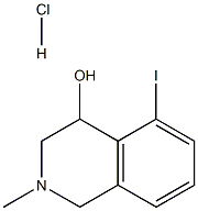 5-iodo-2-methyl-3,4-dihydro-1H-isoquinolin-4-ol:hydrochloride,212332-92-8,结构式