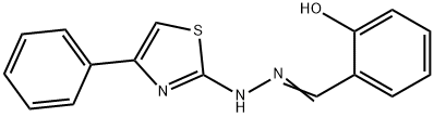 21938-33-0 2-((E)-(((E)-4-phenylthiazol-2(3H)-ylidene)hydrazono)methyl)phenol