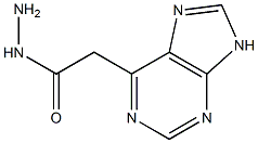 9H-Purine-6-aceticacid, hydrazide 结构式