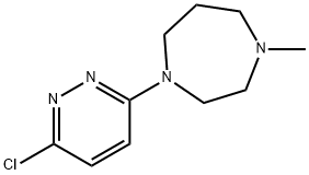 1-(6-chloropyridazin-3-yl)-4-methyl-1,4-diazepane Structure