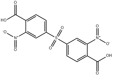 Benzoic acid,4,4'-sulfonylbis[2-nitro- Structure
