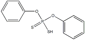 Phosphorodithioic acid,O,O-diphenyl ester 结构式