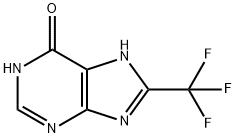 6H-Purin-6-one,1,7-dihydro-8-(trifluoromethyl)- Struktur