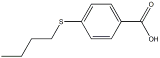 4-(丁硫基)苯甲酸, 22683-49-4, 结构式