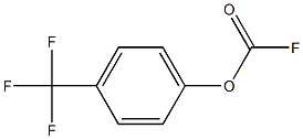 Carbonofluoridic acid, 4-(trifluoromethyl)phenyl ester Structure