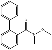 N-methoxy-N-methyl-[1,1-biphenyl]-2-carboxamide Structure