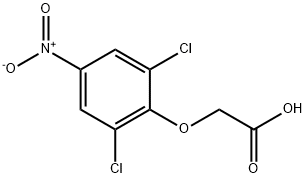 Acetic acid,2-(2,6-dichloro-4-nitrophenoxy)- Structure