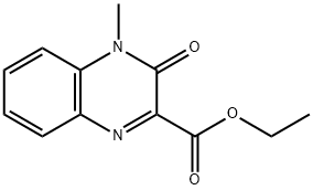 2-Quinoxalinecarboxylicacid, 3,4-dihydro-4-methyl-3-oxo-, ethyl ester Structure