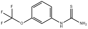 3-Trifluoromethoxyphenylthiourea Struktur