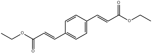 1,4-苯二丙烯酸二乙酯, 23746-57-8, 结构式