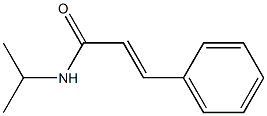 2-Propenamide,N-(1-methylethyl)-3-phenyl-,23784-47-6,结构式