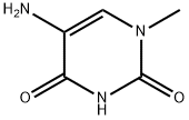 5-氨基-1-甲基-1,2,3,4-四氢嘧啶-2,4-二酮, 23899-79-8, 结构式