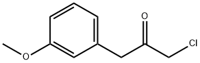 1-クロロ-3-(3-メトキシフェニル)プロパン-2-オン 化学構造式