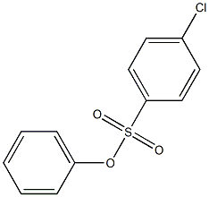 Benzenesulfonic acid,4-chloro-, phenyl ester 化学構造式